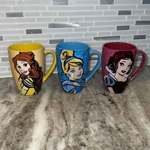 Disney Princess’s Coffee Mug Set of 3